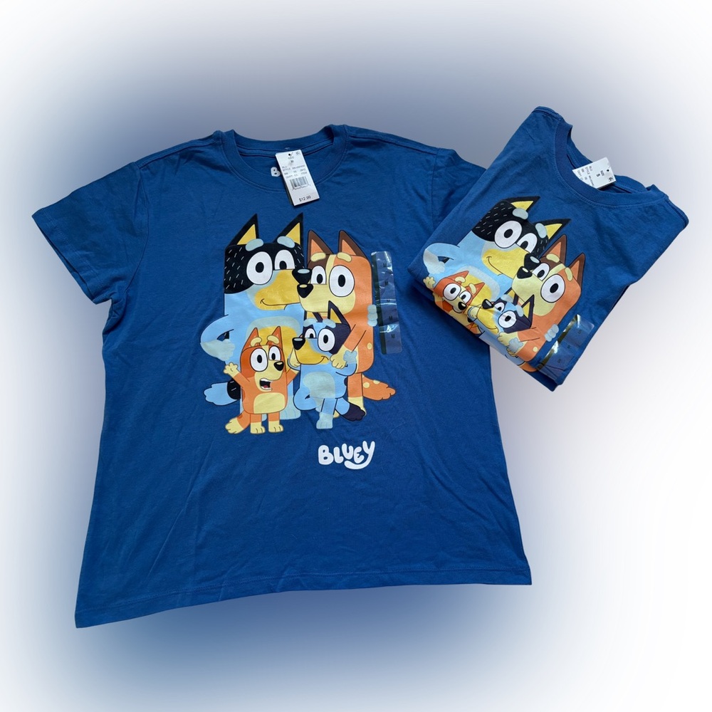 Target Bluey Kids' Character Tee Sizes S and M Available NWT Discontinued Target